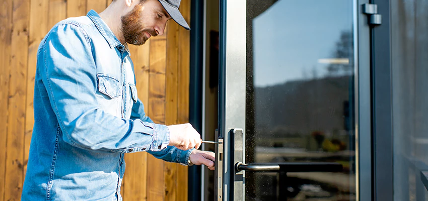 Frameless Glass Storefront Door Locks Replacement in Arlington Heights, IL